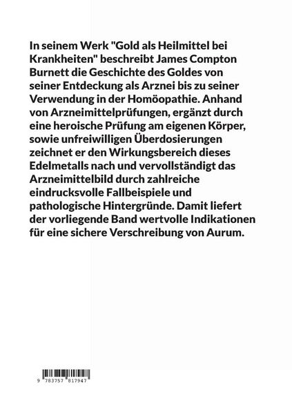 Produktbild: Gold als Heilmittel bei Krankheiten