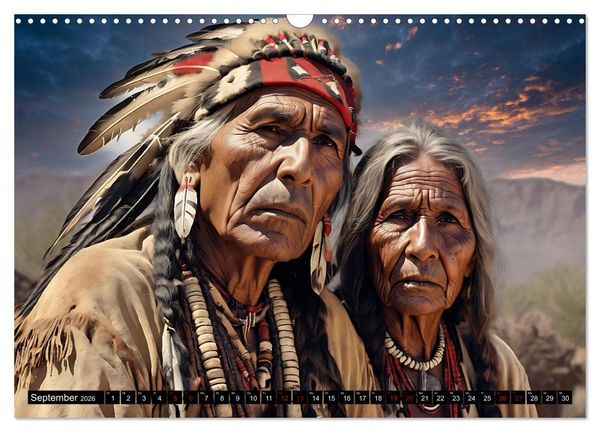Produktbild: Im weiten Land der Indianer (Wandkalender 2026 DIN A3 quer), CALVENDO Monatskalender