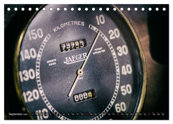 Produktbild: Oldtimer - vergangene Sch&ouml;nheiten (Tischkalender 2026 DIN A5 quer), CALVENDO Monatskalender