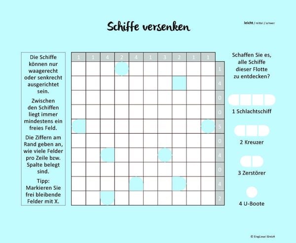 Produktbild: Schiffe versenken f&uuml;r 1 Spieler 1