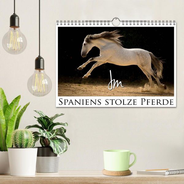 Produktbild: Spaniens stolze Pferde (Wandkalender 2026 DIN A4 quer), CALVENDO Monatskalender