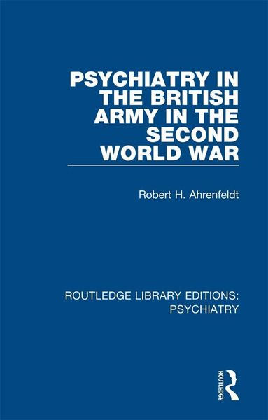 Produktbild: Psychiatry in the British Army in the Second World War