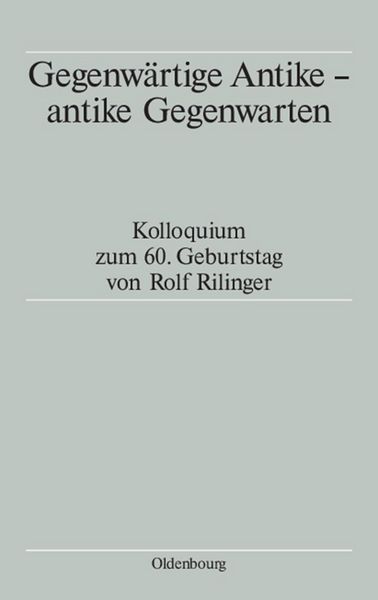 Produktbild: Gegenw&auml;rtige Antike - antike Gegenwarten