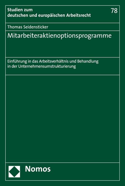Produktbild: Mitarbeiteraktienoptionsprogramme