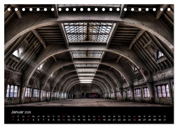 Produktbild: Lost Places - Verlassene Orte (Tischkalender 2026 DIN A5 quer), CALVENDO Monatskalender