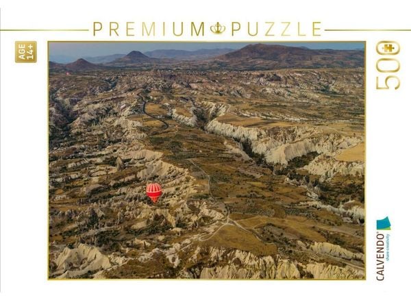 CALVENDO Puzzle Ballonfahrt über Kappadokien | 500 Teile Lege-Größe 48 × 36 cm Foto-Puzzle für Erwachsene