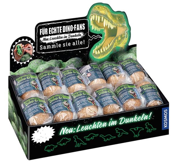 Produktbild: Nachtleuchtende Dinos (24 Ex. im Display)