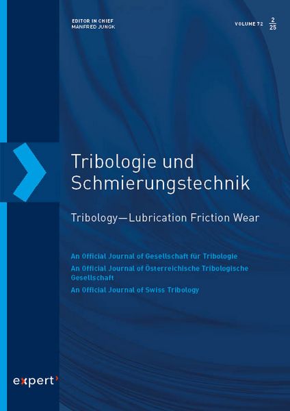 Produktbild: Tribologie und Schmierungstechnik 72, 2 (2025)