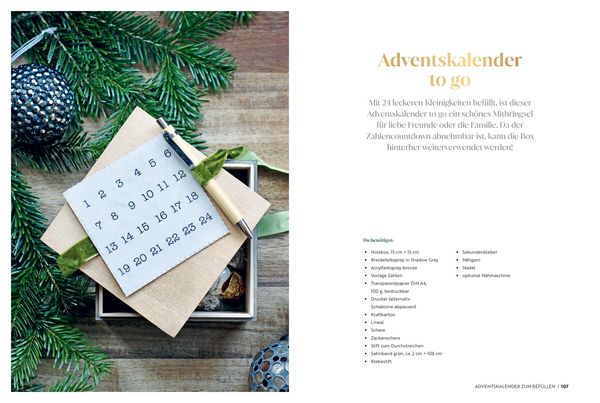 Produktbild: Kreative Vorfreude: Adventskalender und Kr&auml;nze f&uuml;r eine besinnliche Weihnachtszeit
