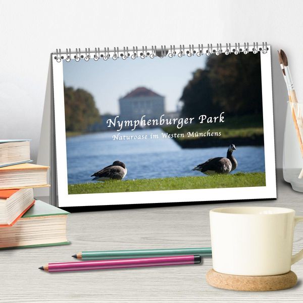 Produktbild: Nymphenburger Park (Tischkalender 2026 DIN A5 quer), CALVENDO Monatskalender