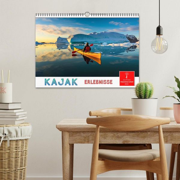 Produktbild: Kajak Erlebnisse (Wandkalender 2026 DIN A3 quer), CALVENDO Monatskalender