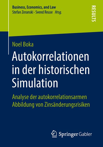 Produktbild: Autokorrelationen in der historischen Simulation