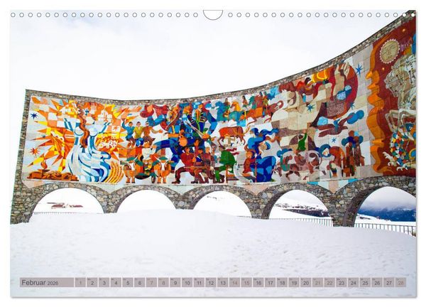 Produktbild: Georgien - Vom Schwarzen Meer zum Kaukasus (Wandkalender 2026 DIN A3 quer), CALVENDO Monatskalender