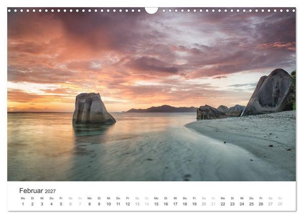 Produktbild: Seychellen - Willkommen im Paradies (Wandkalender 2027 DIN A3 quer), CALVENDO Monatskalender