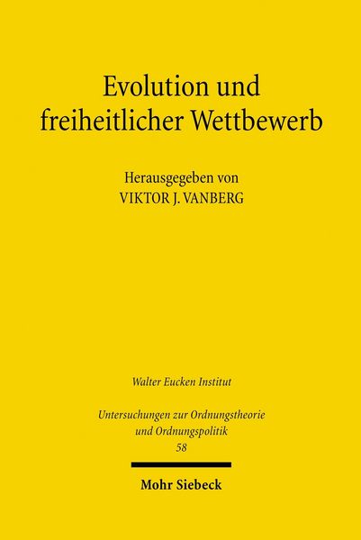 Produktbild: Evolution und freiheitlicher Wettbewerb