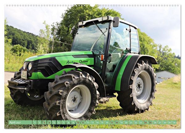 Produktbild: M&auml;nnerspielzeug Traktor Inspirationen (hochwertiger Premium Wandkalender 2027 DIN A2 quer), Kunstdruck in Hochglanz