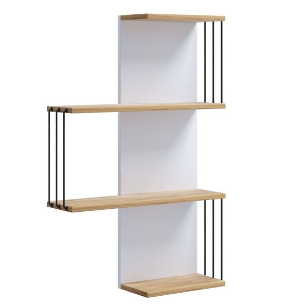 Produktbild: Holz Wandregal H&auml;ngeregal Regal Dolira L