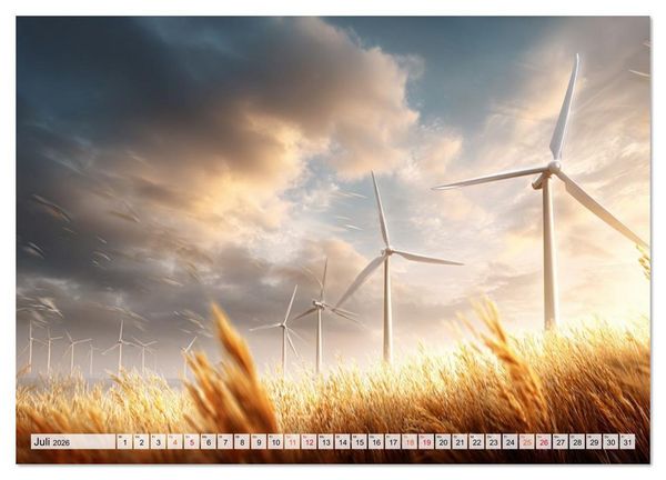 Produktbild: Windtr&auml;ume (hochwertiger Premium Wandkalender 2026 DIN A2 quer), Kunstdruck in Hochglanz