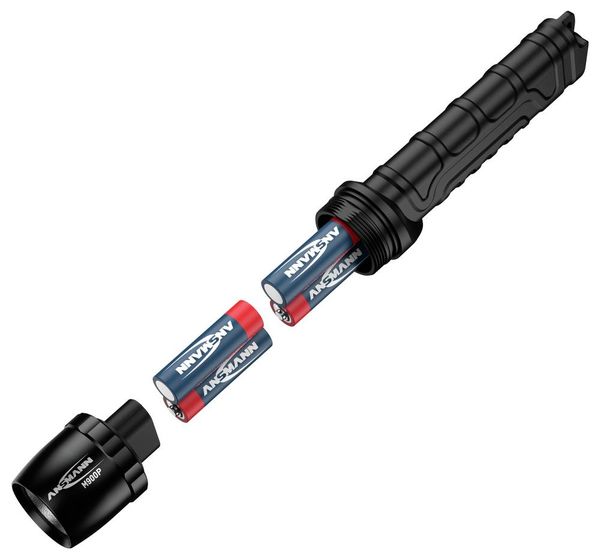Produktbild: Ansmann M900P 1600-0162 LED Taschenlampe mit Handschlaufe batteriebetrieben 930lm 187g