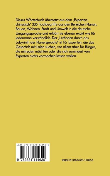 Produktbild: Planungsbegriffe