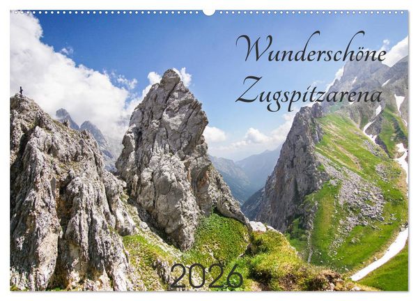Produktbild: Wundersch&ouml;ne Zugspitzarena (Wandkalender 2026 DIN A2 quer), CALVENDO Monatskalender