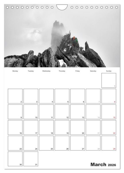 Produktbild: EXPLORING ALPS (Wall Calendar 2026 DIN A4 portrait), CALVENDO 12 Month Wall Calendar