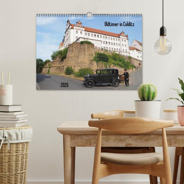 Produktbild: Oldtimer in Colditz (Wandkalender 2026 DIN A3 quer), CALVENDO Monatskalender