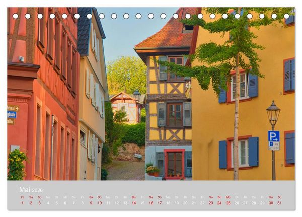 Produktbild: Ettenheim - Perle der Ortenau (Tischkalender 2026 DIN A5 quer), CALVENDO Monatskalender