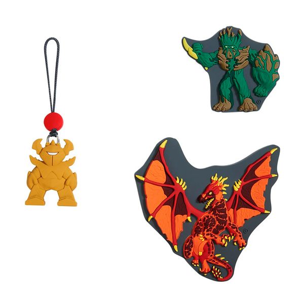 Produktbild: STEP BY STEP&reg; Schulrucksack Zubeh&ouml;rset Magic Mags Limited Edition by SCHLEICH&reg;, Lava Dragon Eldrador Creatures