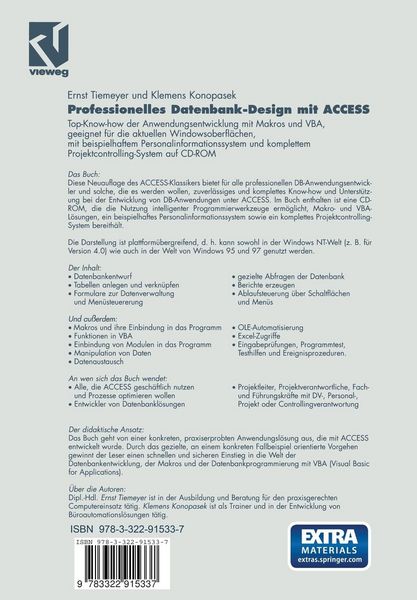 Produktbild: Professionelles Datenbank-Design mit ACCESS