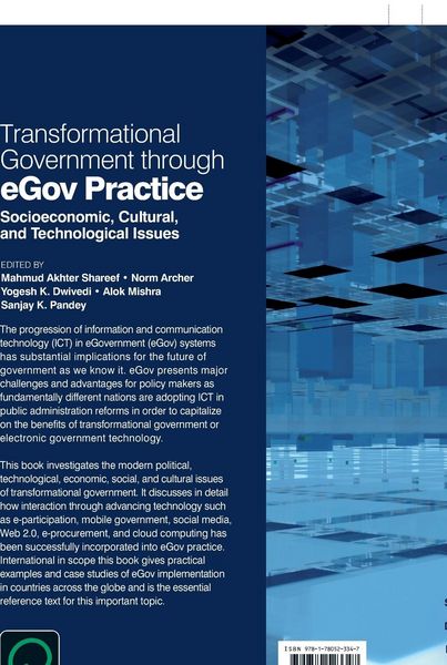 Produktbild: Transformational Government Through EGov Practice