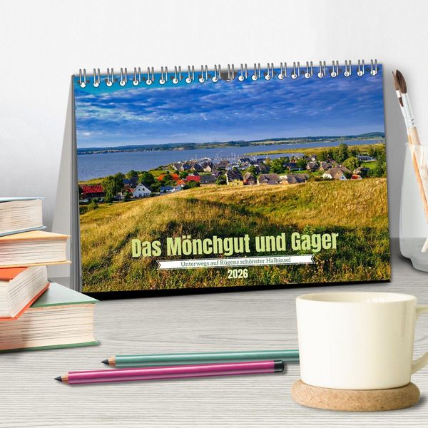 Produktbild: Das M&ouml;nchgut und Gager (Tischkalender 2026 DIN A5 quer), CALVENDO Monatskalender