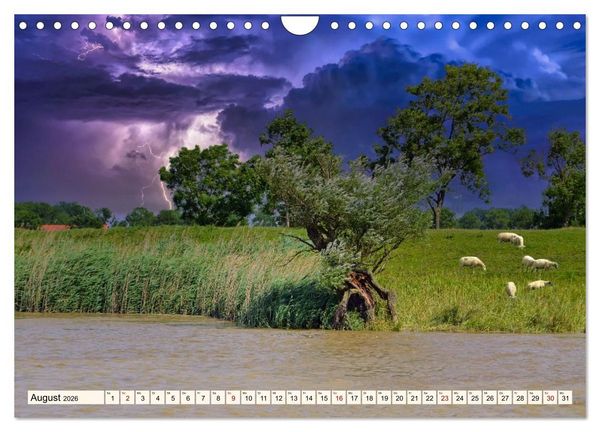 Produktbild: Charmante Stadt - LEER (Wandkalender 2026 DIN A4 quer), CALVENDO Monatskalender