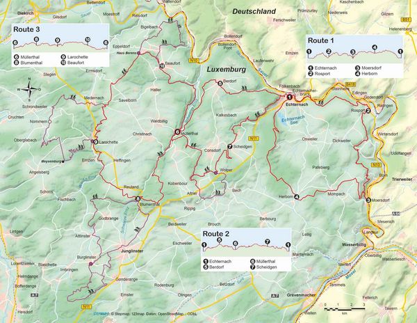 Produktbild: Luxemburg: Mullerthal Trail - Wandern in der Kleinen Luxemburger Schweiz