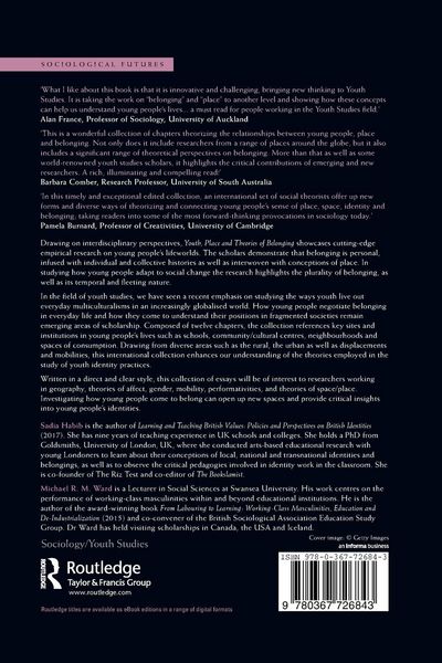 Produktbild: Youth, Place and Theories of Belonging