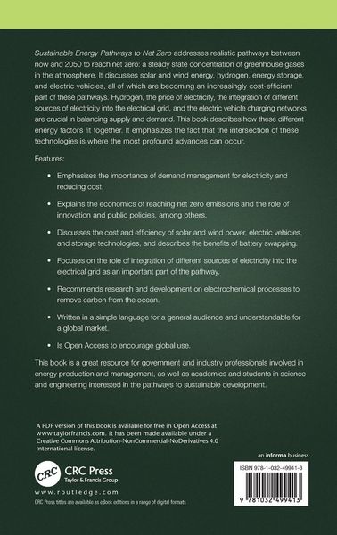 Produktbild: Sustainable Energy Pathways to Net Zero