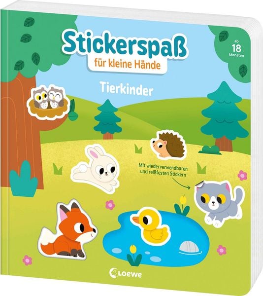 Produktbild: Stickerspa&szlig; f&uuml;r kleine H&auml;nde - Tierkinder