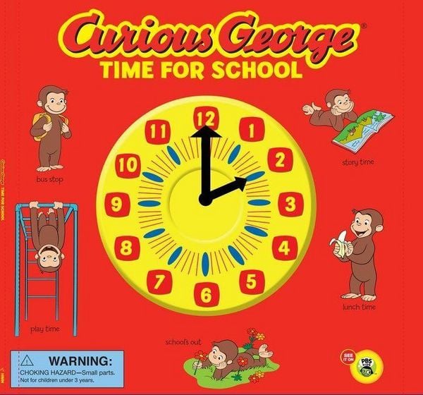 Produktbild: Curious George: Time for School Lift-The-Flaps (Cgtv)