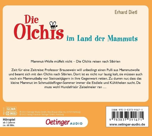 Produktbild: Die Olchis im Land der Mammuts