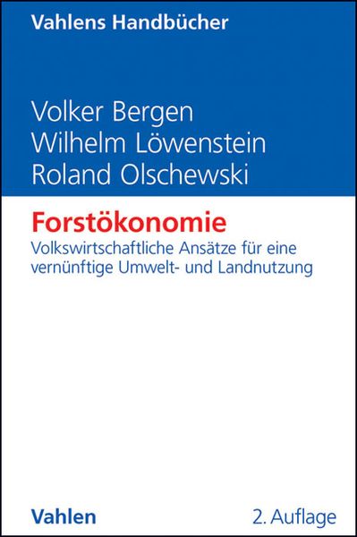 Produktbild: Forst&ouml;konomie