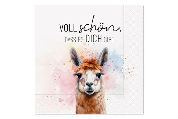 Produktbild: Serviette 33X33 20St Lama 2