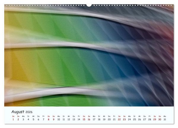 Produktbild: Farbgrafik - Die Sch&ouml;nheit der abstrakten Fotografie (Wandkalender 2026 DIN A2 quer), CALVENDO Monatskalender