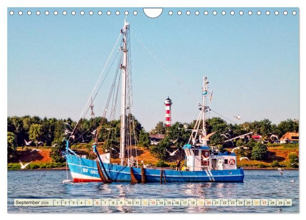 Produktbild: Maritime Augenblicke - Fischkutter (Wandkalender 2026 DIN A4 quer), CALVENDO Monatskalender