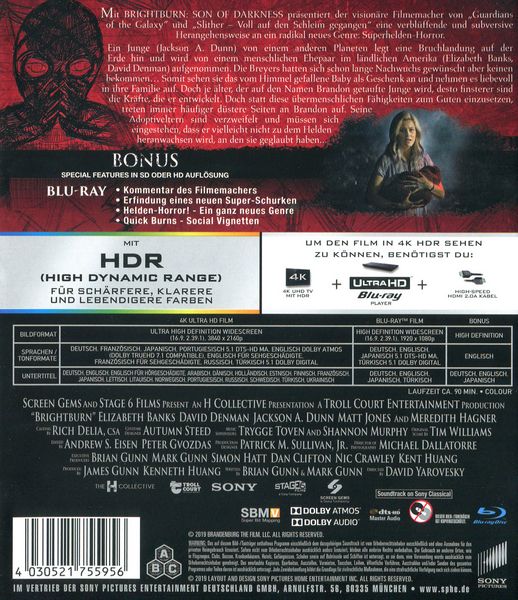 Produktbild: Brightburn: Son of Darkness (4K Ultra HD) (+ Blu-ray 2D)