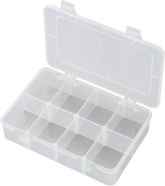 TRU COMPONENTS EKB-210 Sortimentskasten (L x B x H) 185 x 133 x 42 mm Anzahl Fächer: 8 variable Unterteilung Inhalt 1 St.