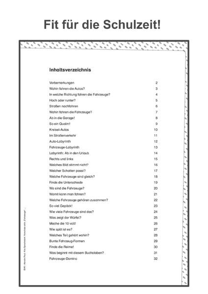 Produktbild: Kita Sprachstark: Vorschule aktiv Fahrzeuge