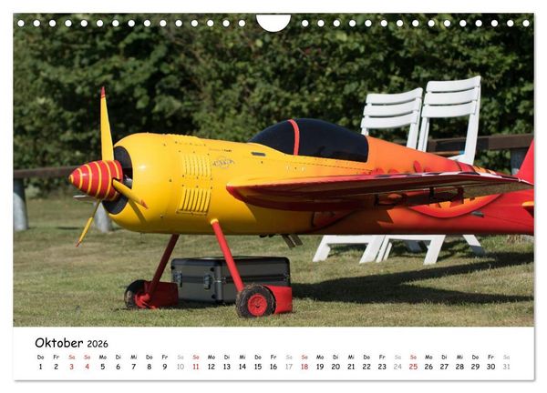 Produktbild: Tollk&uuml;hne Helden der Fliegerei - Modellflugzeuge in Aktion (Wandkalender 2026 DIN A4 quer), CALVENDO Monatskalender
