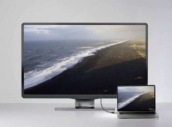 Produktbild: SpeaKa Professional SP-11302000 HDMI Adapter [1x HDMI-Stecker - 1x HDMI-Buchse] Grau UHD 8K @ 60 Hz, UHD 4K @ 120 Hz