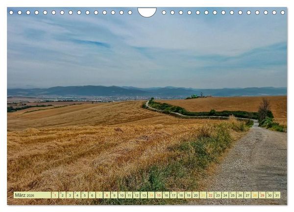 Produktbild: Jakobsweg - pilgern auf dem Camino de Santiago (Wandkalender 2026 DIN A4 quer), CALVENDO Monatskalender