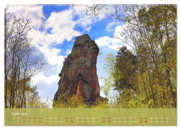 Produktbild: Wanderparadies S&uuml;dpfalz (hochwertiger Premium Wandkalender 2026 DIN A2 quer), Kunstdruck in Hochglanz